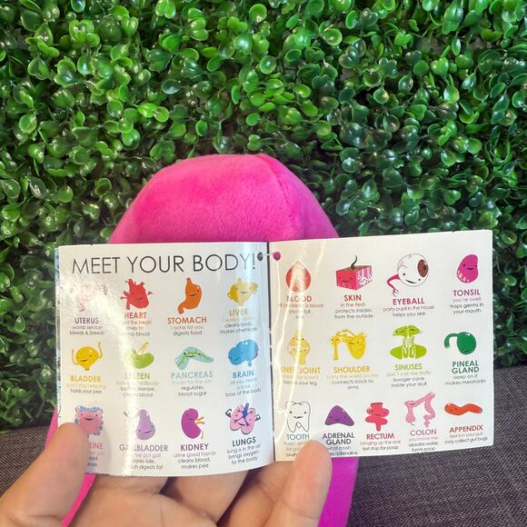 NWT Tonsil Plushie You're Swell Plush I Heart Guts Organ Stuffed Toy Pillow - Picture 7 of 7